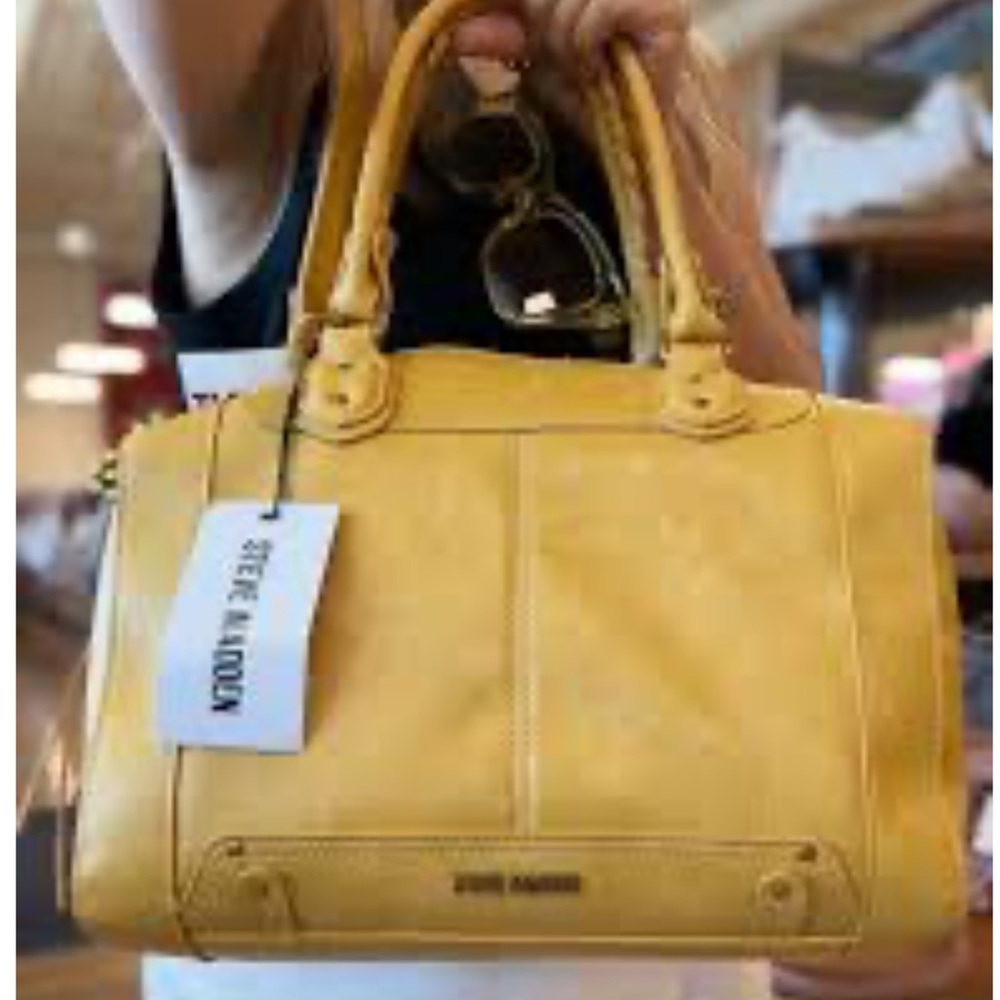 Steve Madden Bfranko Mustard Satchel